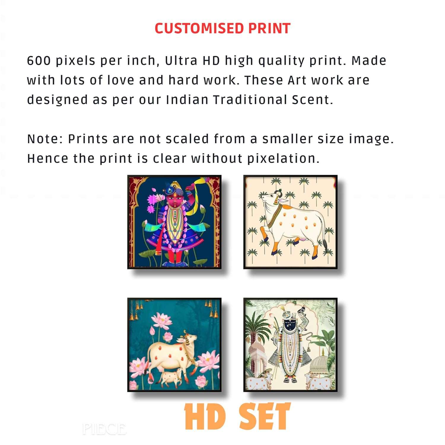 Pichwai Handmade Wall Painting - Image 4